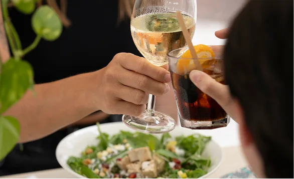 Glas Wein